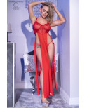 CR4371 Robe longue rouge