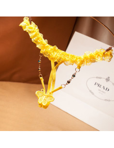 String ouvert bijoux ES310 - Jaune