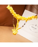 String ouvert bijoux ES310 - Jaune