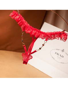 String ouvert bijoux ES310 - Rouge