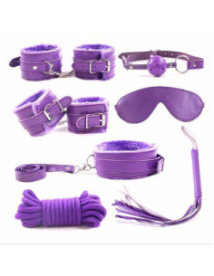 Ensemble de menotte  jeux BDSM - 7 pièces