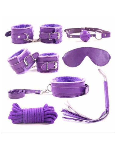 Ensemble de menotte  jeux BDSM - 7 pièces