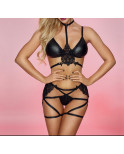 Ensemble sexy simili cuir