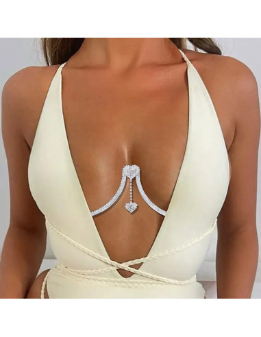 Bijoux MYX141  pour décolletés - Strass -