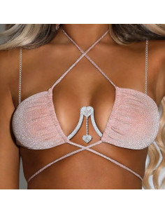 Bijoux MYX141  pour décolletés - Strass -