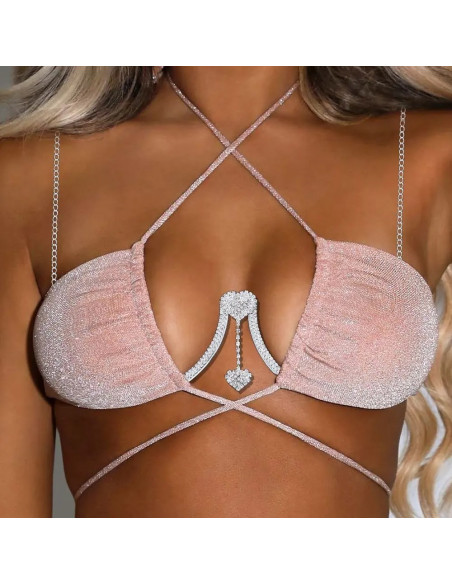 Bijoux MYX141  pour décolletés - Strass -