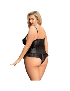 Body sexy ouvert ES721 - Grande taille