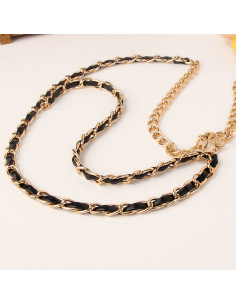 Ceinture Black/Gold chic