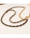 Ceinture Black/Gold chic