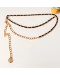 Ceinture Black/Gold chic