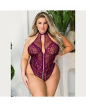 Body ES720 - Grande taille - Bordeaux