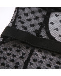 Body plumetis coeur avec chaines