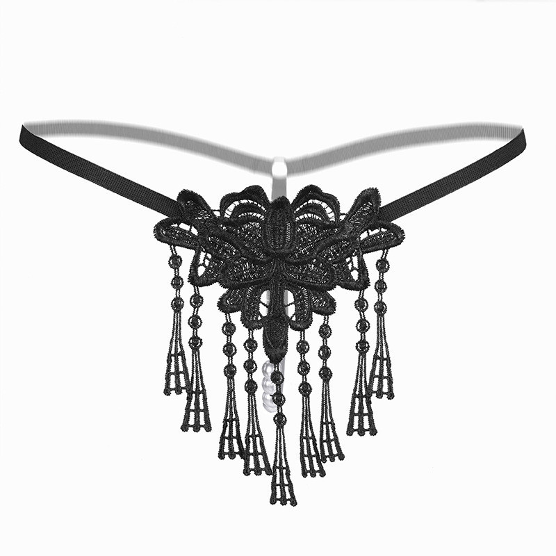 String Lotus frange avec perle