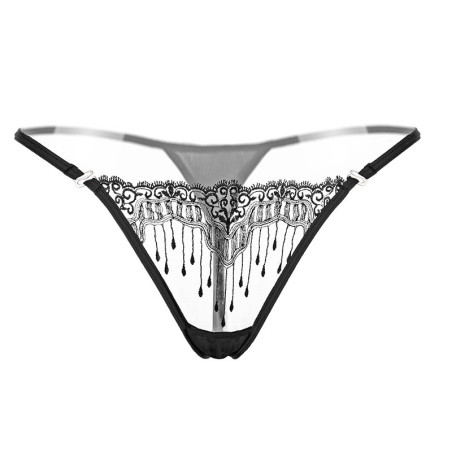 String ficelle transparente Noir