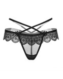 String ficelle hanche noir