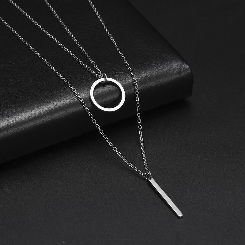 Collier rond Acier Inoxydable Silver