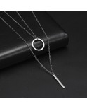 Collier rond Acier Inoxydable Silver