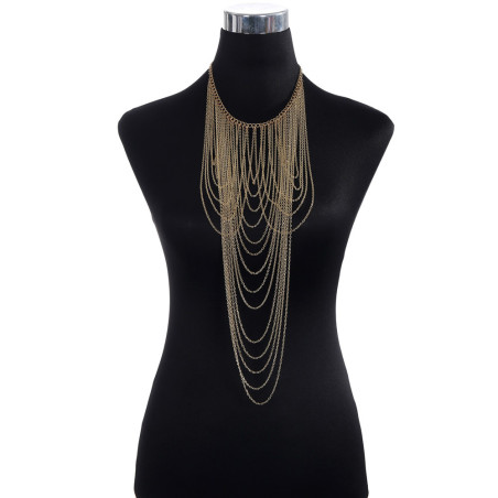 Collier multi chaine Gold