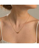 Collier menotte Acier Inoxydable Gold