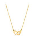 Collier menotte Acier Inoxydable Gold
