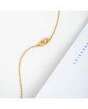 Collier menotte Acier Inoxydable Gold