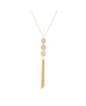 Collier long mandala Gold