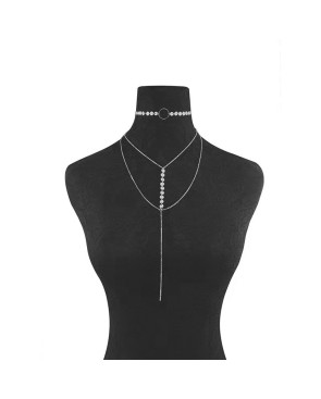 Collier 2en1 Silver
