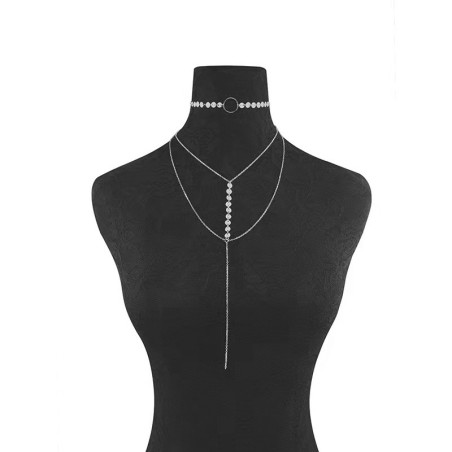 Collier 2en1 Silver