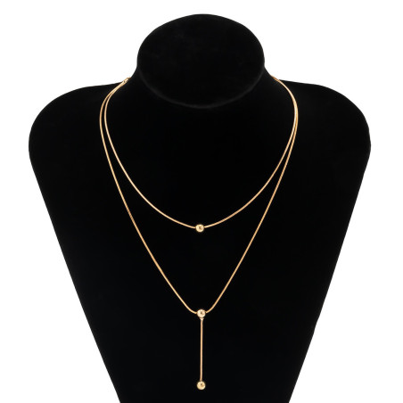 Collier 2en1 gold