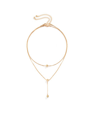 Collier 2en1 gold