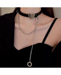 Chocker coeur avec chaine