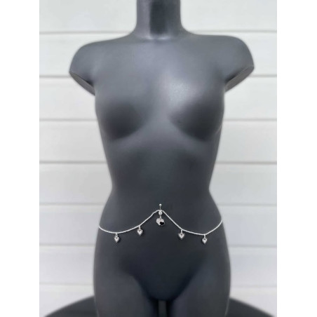 Chaine de ventre avec piercing