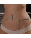 Chaine de ventre avec piercing