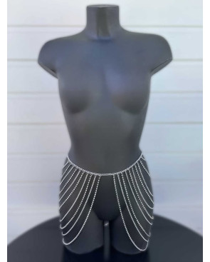 Chaine de taille avec strass