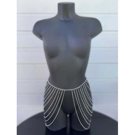 Chaine de taille avec strass