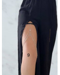 Chaine de cuisse perle Silver