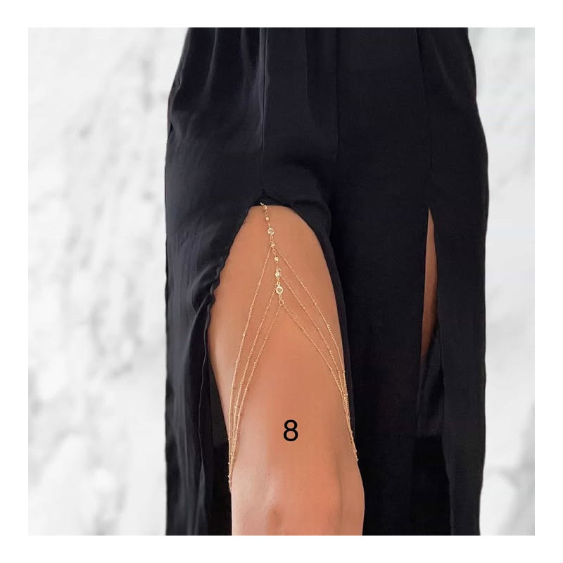 Chaine de cuisse perle Gold