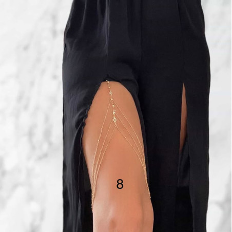 Chaine de cuisse perle Gold