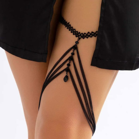 Chaine de cuisse Noir