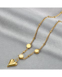 Chaine de cheville Acier Inoxydable coeur