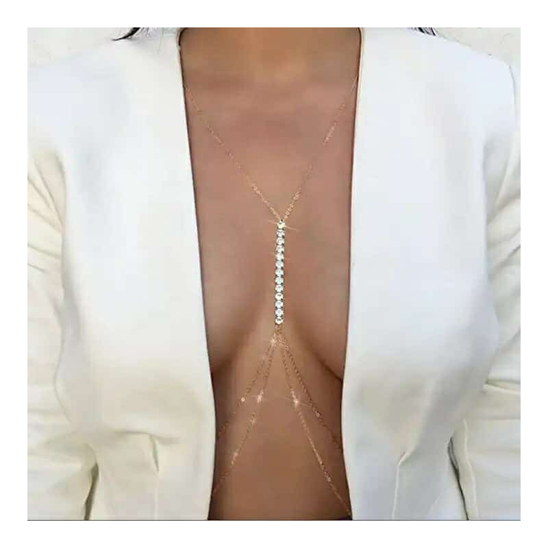 Chaine corps avec strass