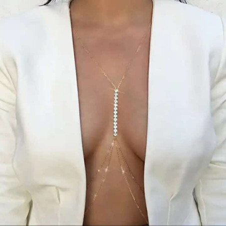 Chaine corps avec strass