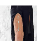Bijoux de cuisse pièces Silver