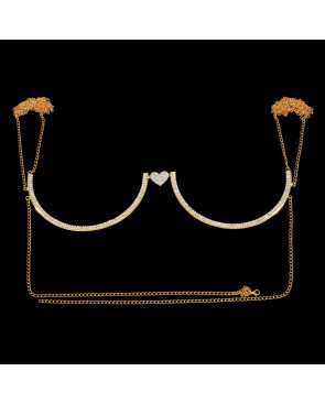Bijoux pour decolletes - strass - es141 Silver
