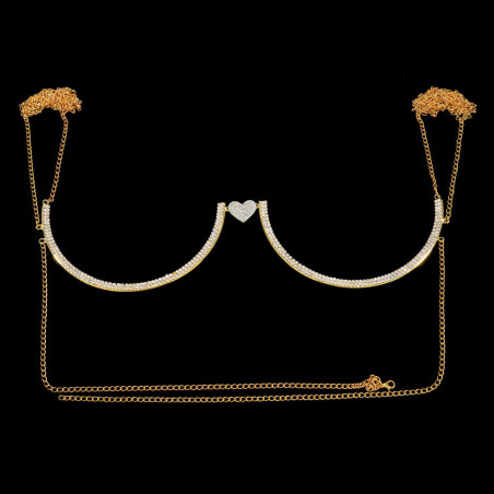 Bijoux pour decolletes - strass - es141 Silver