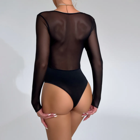 Body manche longue paillette