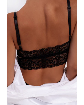 Top lace noir
