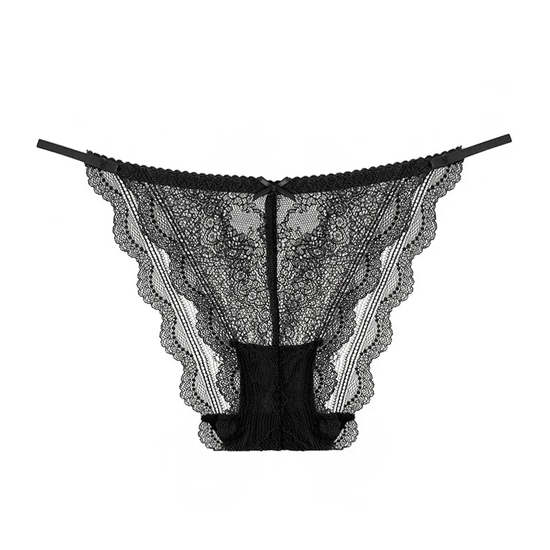 Tanga dentelle noir