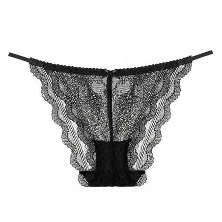 Tanga dentelle noir