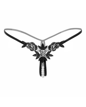 String noir et perle